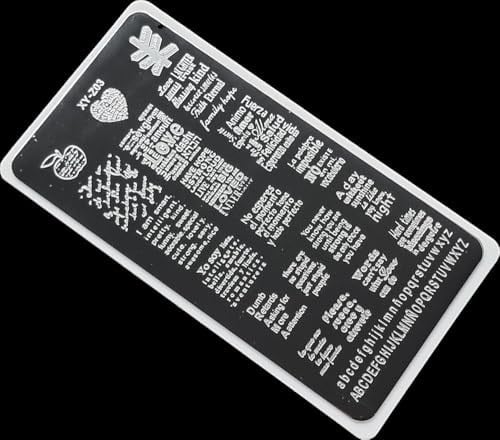 Nail Art Stamping Baskı Plakası