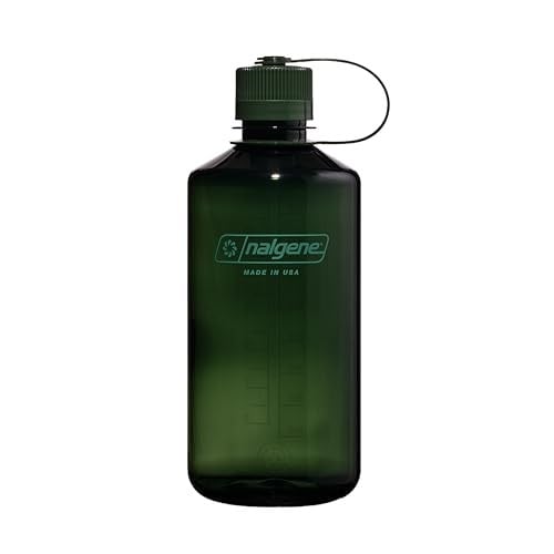 Nalgene Sustain Tritan BPA İçermeyen Su Şişesi,%50 Plastik Atık, 32 oz, Dar Ağız, Yeşim Taşı
