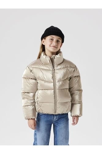 Name it Nkfmanon Kız Çocuk Şişme Mont, Altın, 13 Yaş