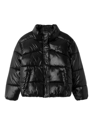 Name It Nkfmonna Puffer Jacket Çocuk Mont, Siyah, 13 Yaş