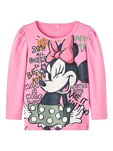 Name It NMFSISA MINNIE LS TOP WDI Tişört Kız çocuk