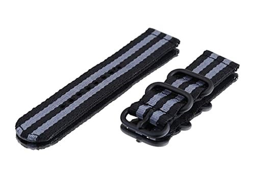 Nato Saat Kordonu - Cobra Tekstil Kumaş Kayışı - F39XWDB - 20mm 22mm Uyumlu Örme Kayış - Kadın Erkek Çok Renkli