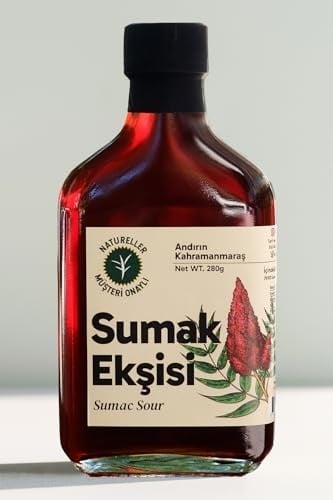 Natureller Sumak Ekşisi Kahramanmaraş Andırın Tatlı Ekşi Sirke 280 gr