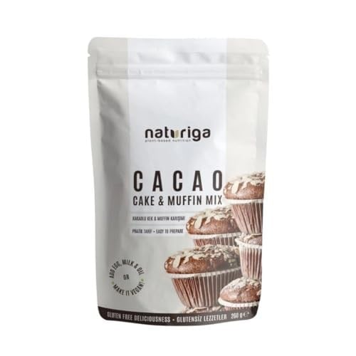 Naturiga Glutensiz Kek Karışımı (Kakaolu) 260 gr
