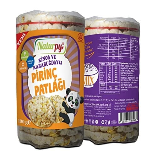 Naturpy Kinoalı & Karabuğdaylı Pirinç Patlağı 100 Gr