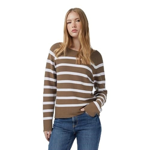 Nautica Kadın Kahverengi Regular Fit Kazak - Bedenler: XS, S