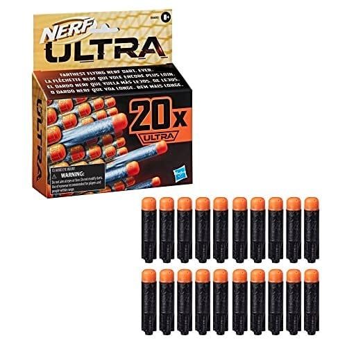 Nerf Ultra One 20'li Dart Dolum Paketi - Sadece Ultra Serisi İle Uyumlu Orijinal Yedek Mermi - En Uzak Mesafe Dartı
