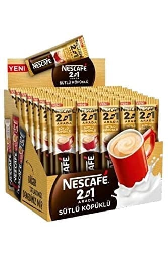 NESCAFÉ 2si1 Arada Sütlü Köpüklü 10 Gr 48 li Paket