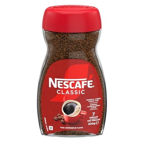 Nescafé Classic Çözünebilir Kahve Kavanoz, 200 g