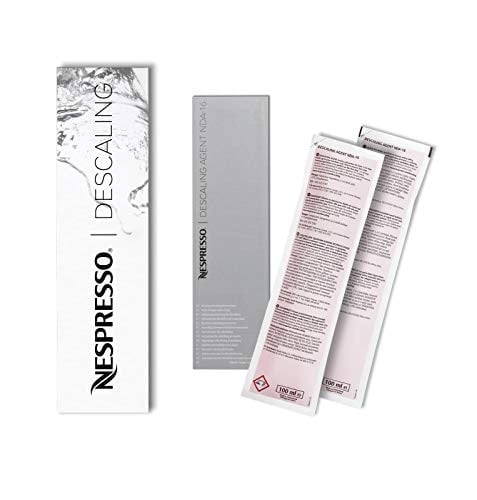 Nespresso Descaling Kit Kireç Giderme Seti – Kireç Çözücü & Makine Temizleme Sıvısı, Tüm Nespresso Modelleri İçin