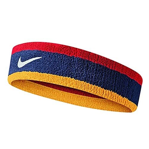 Nike BN1003 F Swoosh Midnight Navy/Üniversite Kırmızı/Üniversite Altın Saç Bandı