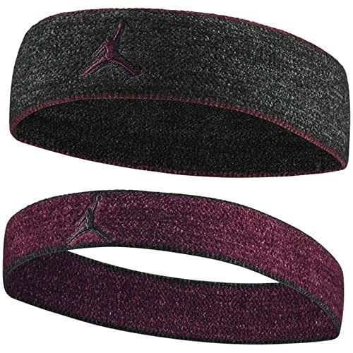 Nike JORDAN HEADBAND CHENILLE 2 PK SİYAH Unisex Saç Bandı SİYAH Tek Ebat
