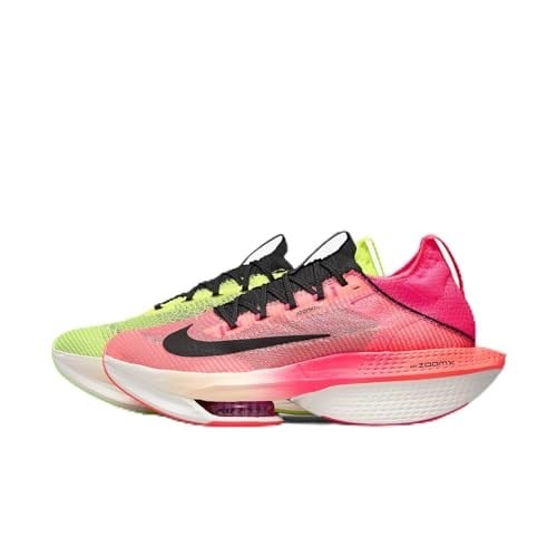 Nike Zoomx Alphafly Nex% 2 Atomknit Running Erkek Reflektörlü Koşu Antrenman Ayakkabısı Pembe Yeşil