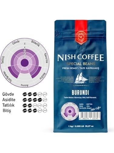 Nish Filtre Kahve Burundi 1 KG - Öğütülmüş
