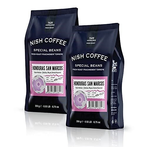 Nish Filtre Kahve Honduras San Marcos 2x250 gr - Çekirdek - Seçenekler: Honduras San Marcos, Küba Cerrano, 2 x 250 gr...