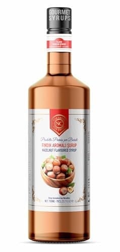 Nish Fındık Aromalı Şurup 700 ML - Cam Şişe