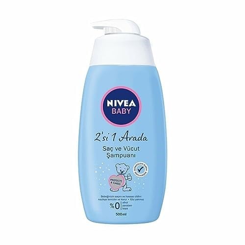 NIVEA Bebek Saç ve Vücut Şampuanı, 500 ml