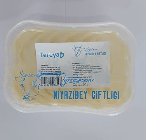 Niyazibey Ciftliği Tuzlu Doğal Yayık Tereyağı 300 GR Karadeniz Çiftlik Köy Sütünden Yöresel Gurme Lezzet