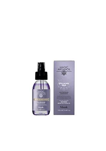 Nook Magic Arganoil Blonde Story Sarı, Röfleli ve Gri Saçlar için Parlatıcı Serum, Renk Dengeleyici, UV Korumalı, 100ml