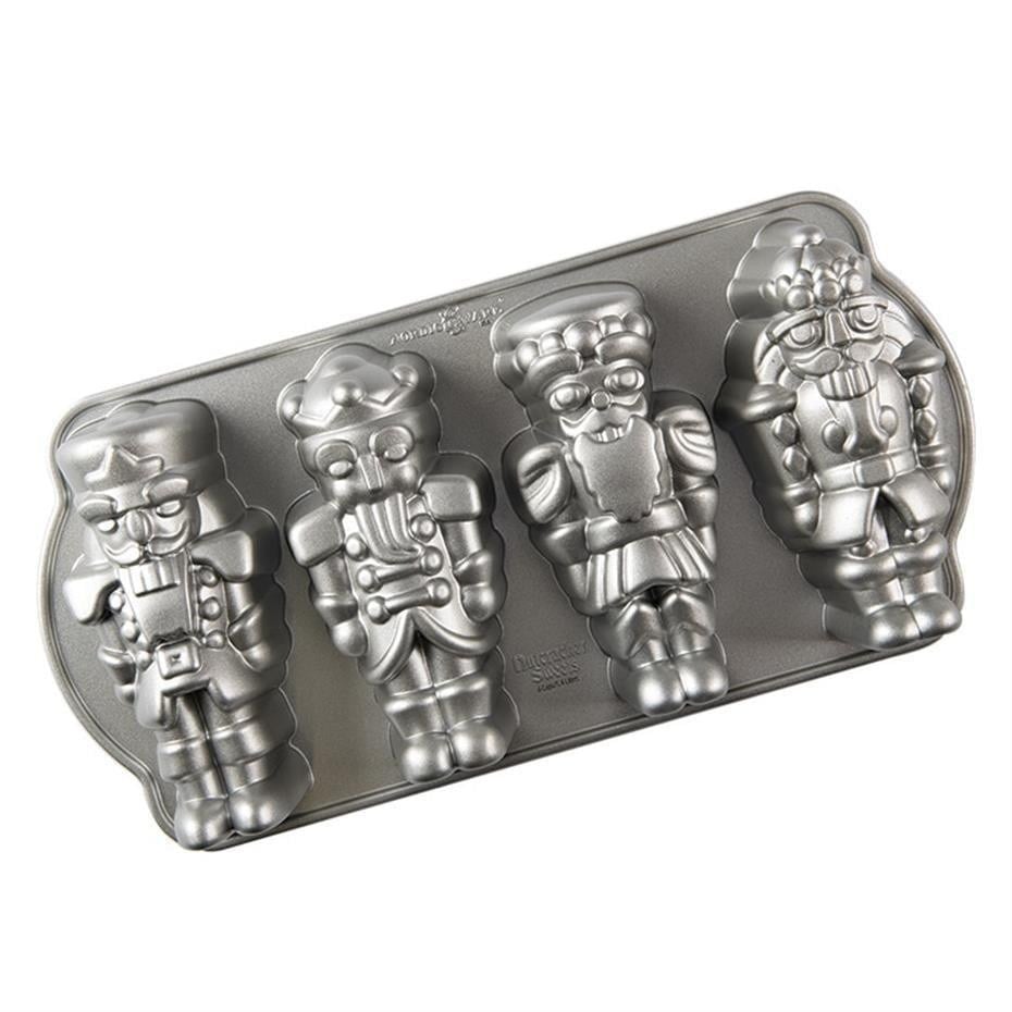 Nordicware Nutcracker Mini Kek Kalıbı Platin