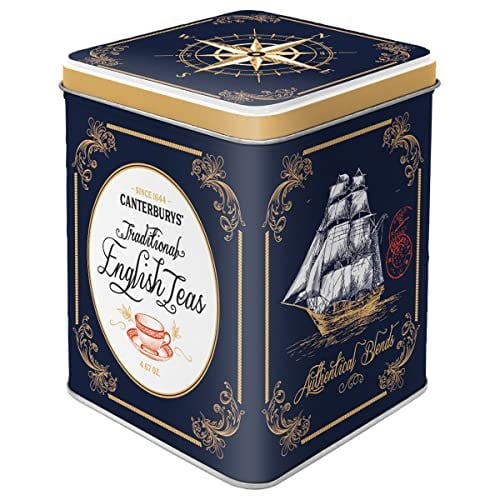 Nostaljik Sanat Çay Teneke - Geleneksel İngiliz Çayları (100g için), 31304