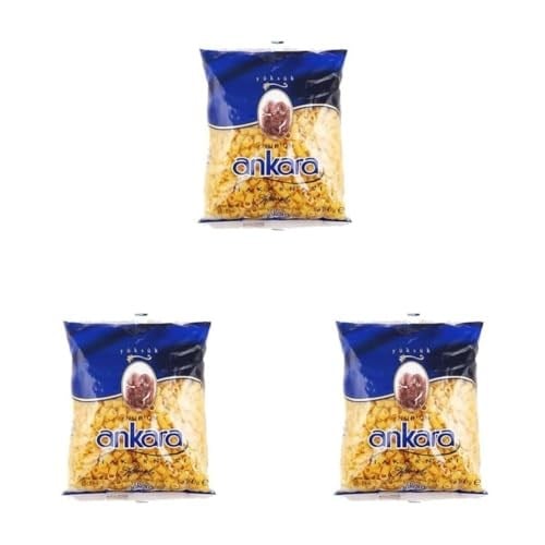 Nuh'un Ankara Makarnası Yüksük 500 g Tekli Paket (3 paketi)