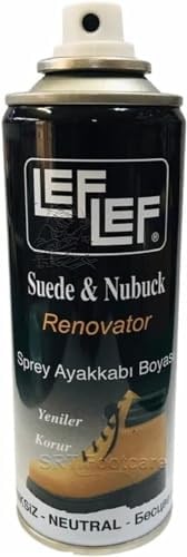 Nuri LefLef Süet Nubuk Ayakkabı Boyası Yenileyici Koruyucu Sprey (200 ml)
