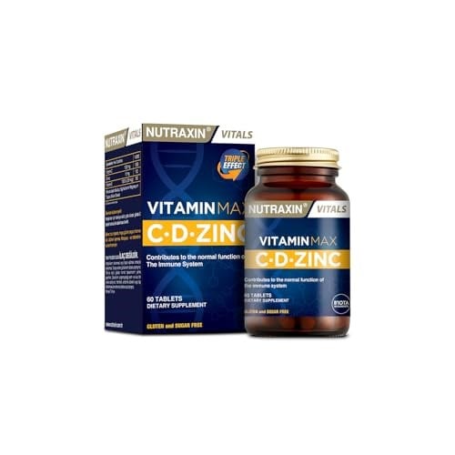 Nutraxin Vitamin Max C-D-Zinc 60 Tablet