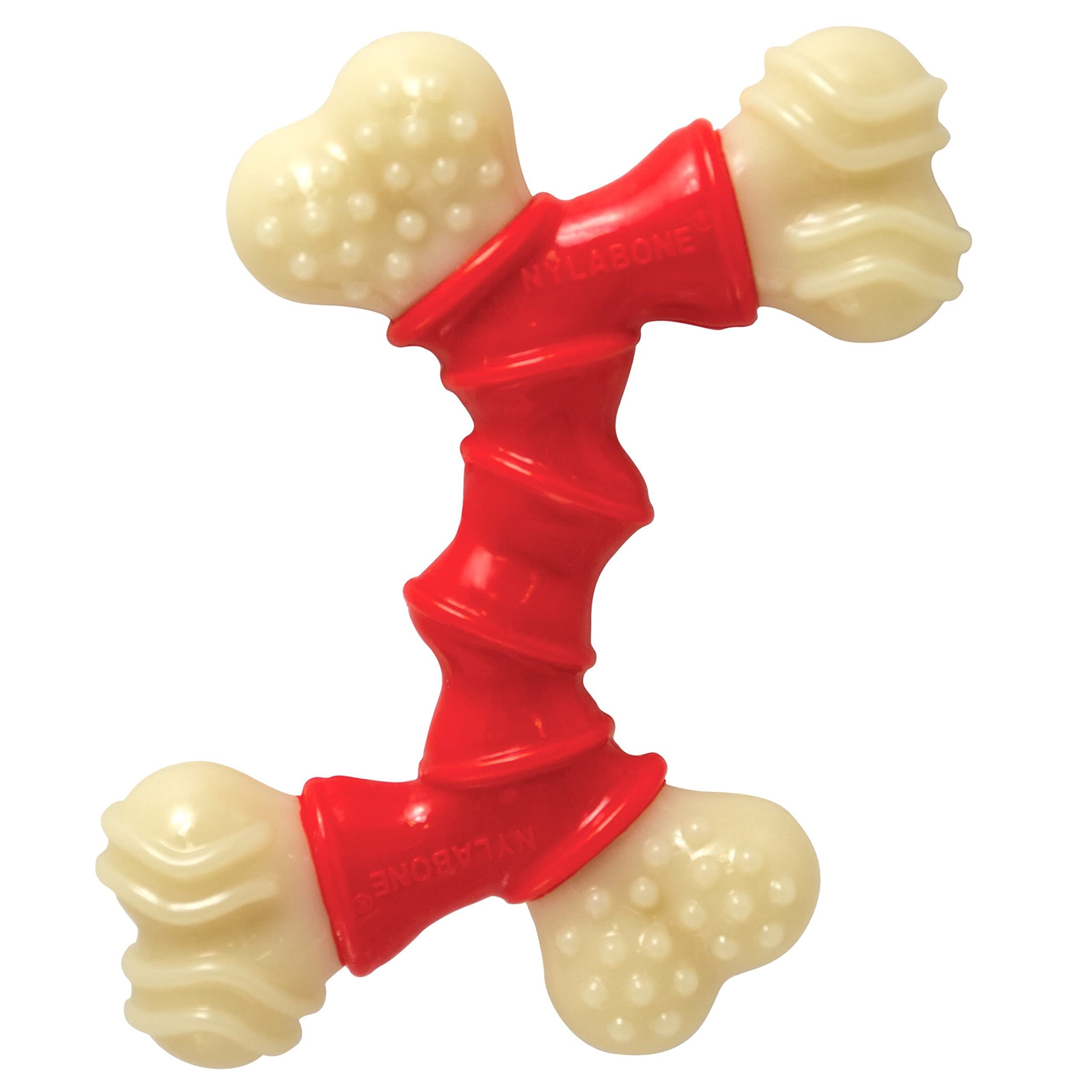 Nylabone Domuz Pastırması Aromalı Köpek Çiğneme Kemiği XS - Bedenler: XS, XL