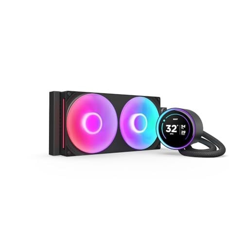 NZXT Kraken Elite 280 RGB - AIO CPU Sıvı Soğutucu - 280mm Radyatör - F280 RGB Çekirdek Fan - Özelleştirilebilir 2,72