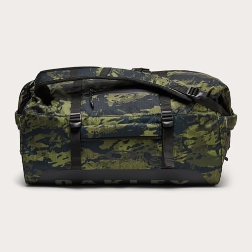 Oakley Sırt Çantaları Road Trip Geri Dönüşümlü Duffle 50L Çanta, Kaplan Kamuflaj Yeşili, Tek Boyut, Kaplan Kamuflaj Yeşili, Tek Boyut, Road Trip Geri Dönüşümlü Duffle 50l Çanta, Kaplan Kamuflaj Yeşili