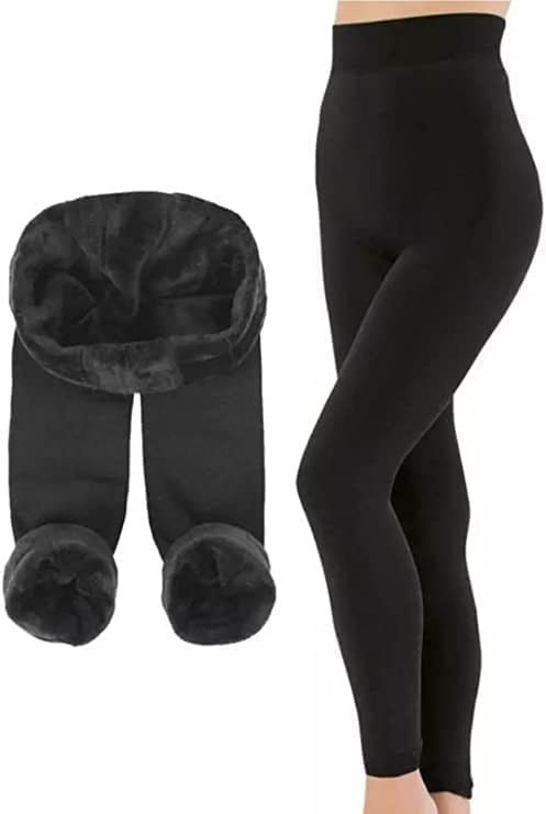 Obitarz Hot Feet Kadın Siyah Termal İçi Pelus Tayt