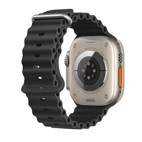 Ocean Band Apple Watch Ultra 49 mm 45 mm 44 mm 42 mm, Kadın Erkek Spor Dış Mekan Silikon Kayış iWatch Serisi Ultra SE 8 7 6 5 4 3 2 1