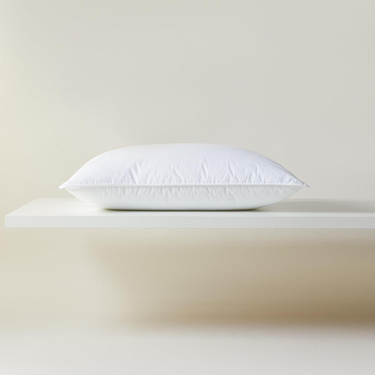 Ocean Home Textile %100 Pamuk Kumaş Kaz Tüyü Konforunda Saten Biyeli 900 Gr Mikrojel Yastık 50 X 70 Cm