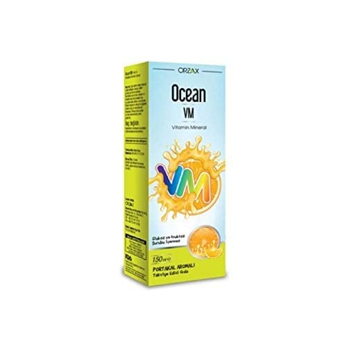 Ocean VM Vitamin Mineral Portakal Aromalı Şurup 150 mL