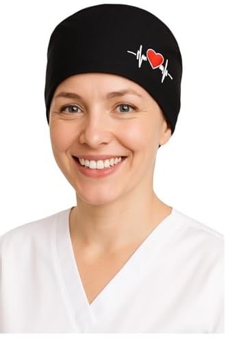 Okanmed Kalp Atışlı Lacivert Doktor Hemşire Aşçı Cerrahi Bone Hastane Bone Bandana M235
