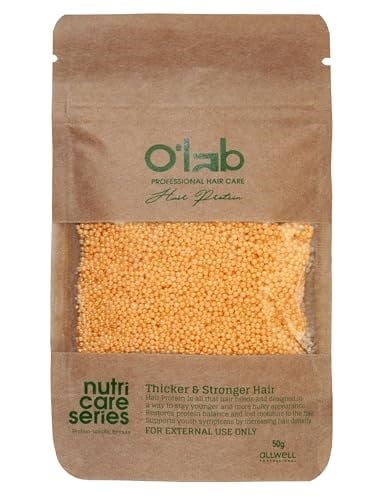 O'lab Protein Bazlı Saç Bakım Tozu 50 g | Boyalı Saçlar İçin Onarıcı, Hacim Veren ve Yıpranma Karşıtı Saç Proteini