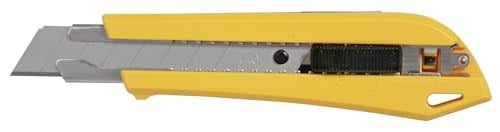 OLFA DL-1 maket bıçağı, 18 mm, bıçak kırma yardımcısı ve bertaraf kabı ile