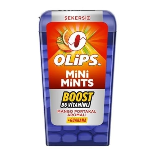 Olips Mini Mints Mango Limon Aromalı Şekerleme 12,5 gr 12 Adet