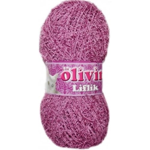Olivin Lüx Liflik El Örgü İpi 407 Gül Kurusu
