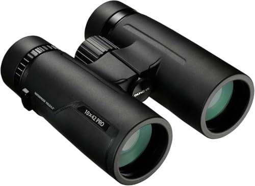 Olympus 10x42 PRO dürbün, doğal, net ve parlak, sağlam, su geçirmez, ince, basit tasarım, seyahat, yürüyüş, spor ve kısa mesafeli gözlem için - Seçenekler: 10x42 PRO, 8x42 PRO