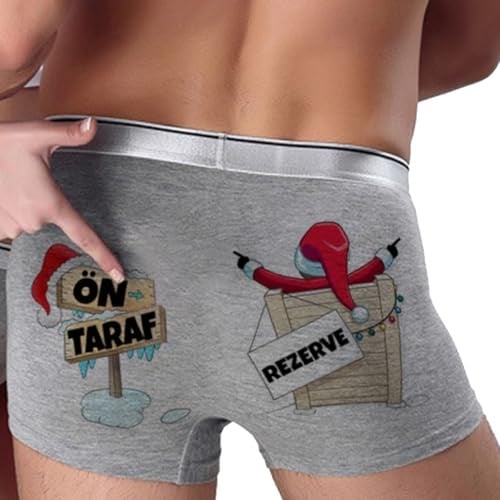 Ön Taraf Rezerve Erkek İçin Yılbaşı Hediyesi Baksır - Özel Tasarım Kutulu Yılbaşı Baksır - Erkek İç Giyim Hediyesi, Erkek eşe, sevgiliye arkadaşa yılbaşı hediyesi