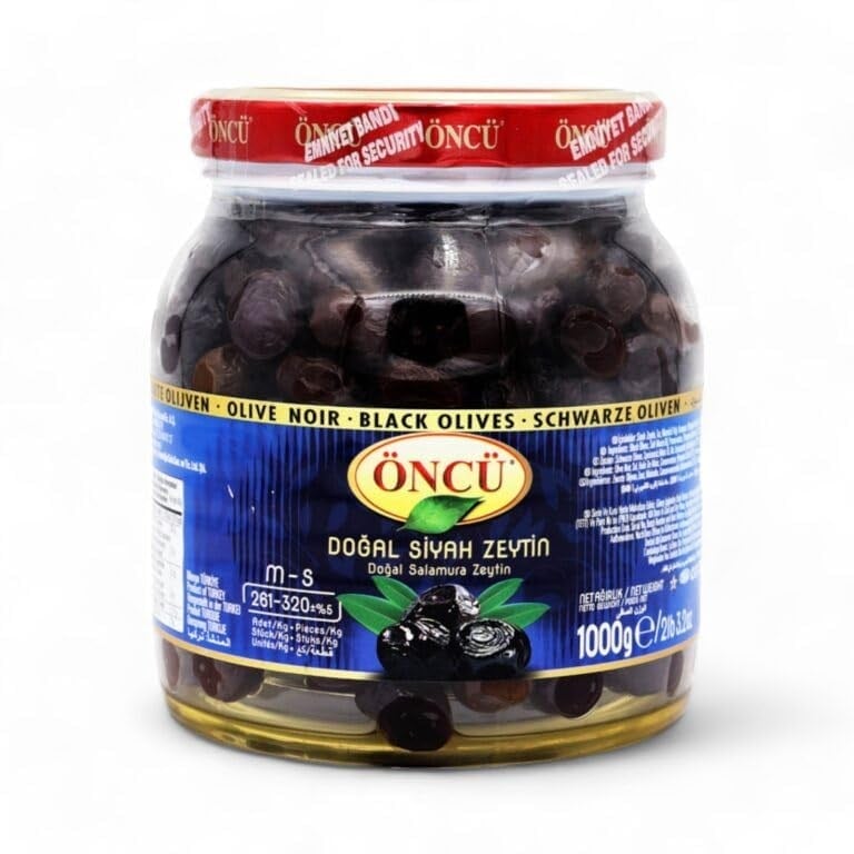 Öncü Doğal Siyah Zeytin *M-S* (261-320) 1KG