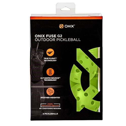 Onix Fuse G2 Outdoor Pickleball - Official Ball of PPA and APP Tours
