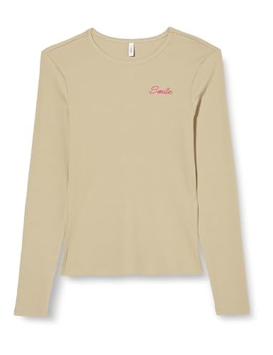 ONLY ONLBETTY L/S O-NECK TOP BOX CC JRS Tişört Kadın