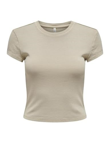 ONLY ONLELINA S/S O-NECK SHORT TOP JRS NOOS Tişört Kadın
