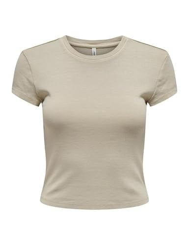 ONLY ONLELINA S/S O-NECK SHORT TOP JRS NOOS Tişört Kadın
