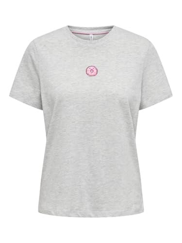 ONLY ONLFOODIE LIFE REG S/S TOP BOX JRS Tişört Kadın