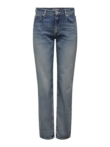 ONLY ONLJACI MW STRAIGHT TINT DNM CRO Jeans Kadın