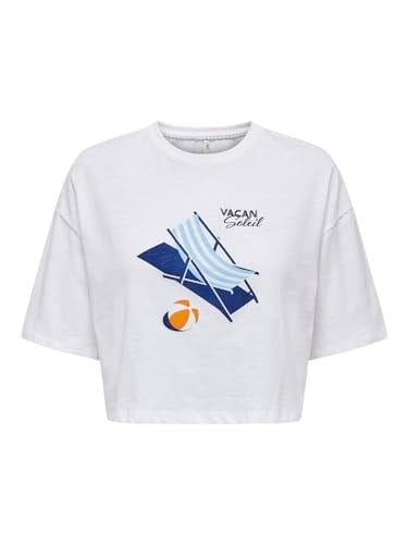 ONLY ONLKITA REG S/S WINGS TOP BOX JRS Tişört Kadın